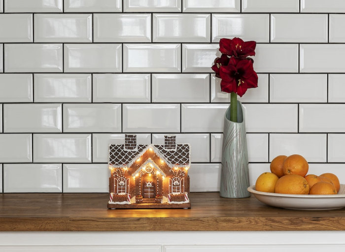 JuldJuldekoration Pepparkakshus LED Konstsmide